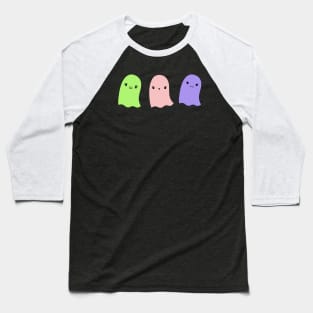 Colorful Ghosts (Halloween Special) Baseball T-Shirt